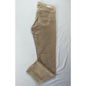 AG The Stevie Slim Straight Jean Style Corduroy Pants, Cords. Greige, 28R. GUC!